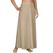 Women's Shadowline 471162X Plus Size Flare Half Slip 28 Inch (Nude 1X)